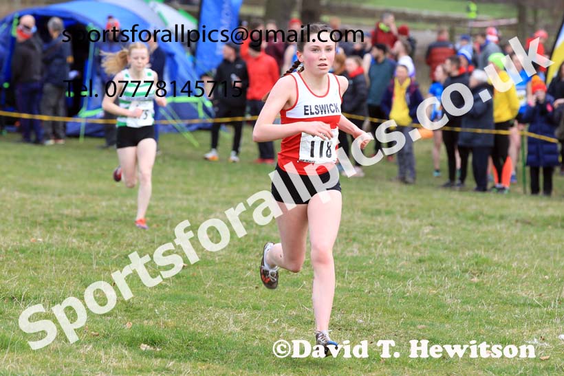 Girls Under-15s 2023 NEHL, Alnwick, Northumberland. Photo: David T. Hewitson/Sports for All Pics